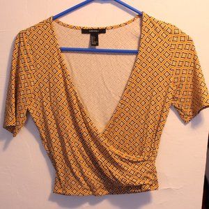 Patterned crop top